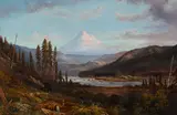 William Keith, Mount Hood from Sandy River, 1869, oil on canvas