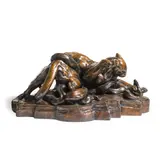 Arthur Putnam, Puma and Snakes (a posthumous cast), 1906, bronze with light brown patina