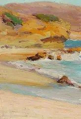 Seal Point by Anna Althea Hills, circa 1922, oil on board, sold Dec 2020
