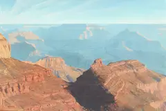Mark Christopher Weber, Grand Canyon, oil on Masonite