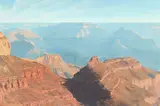 Mark Christopher Weber, Grand Canyon, oil on Masonite