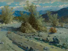 William Darling, Clearing Skies, oil on canvas affixed to masonite