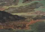 William Campbell Estler, The Picnic, oil on canvas