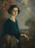 Mischa Askenazy, Portrait of a Young Woman, 1923, oil on canvas