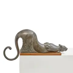 Night Shadow by Tim Cherry, bronze with grey patina, sold Dec 2020