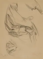 František Kupka, Draped Female Figure, circa 1902-03, pencil on paper