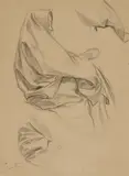 František Kupka, Draped Female Figure, circa 1902-03, pencil on paper