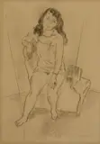 Jules Pascin, Jeune fille assise