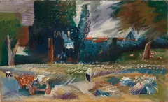 Jean Dufy, La moisson, 1925, oil on canvas