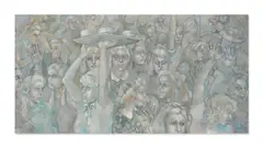 Ann Chernow, Whistle While You Work, acrylic on canvas