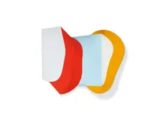 Charles Hinman, Cloud #2, acrylic on shaped canvas