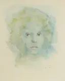 Léonor Fini, Autoportrait (Blue)
