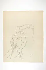 Jean Cocteau, La jeunesse de Priape, circa 1947, graphite and blue pencil on paper