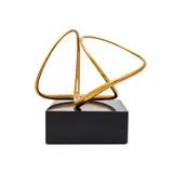 José de Rivera, Construction No. 44, bronze on wooden base