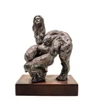 Lucas Samaras, Large Abandon with Hatch Marks, bronze