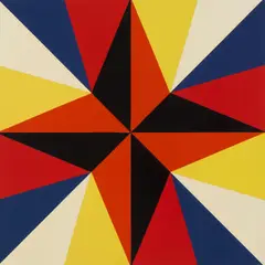 Nassos Daphnis, S-9-72, epoxy on canvas