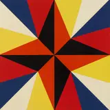 Nassos Daphnis, S-9-72, epoxy on canvas
