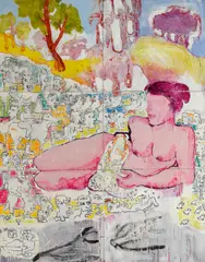 Jorge Tacla, Untitled, circa 1984, oil on board