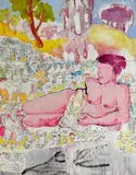 Jorge Tacla, Untitled, circa 1984, oil on board