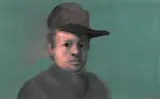Rafael Coronel, Boy, oil on canvas