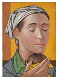 Héctor Poleo, Maternidad, 1955, casein on paper laid down on board