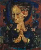 Daniel Vázquez Díaz, La Oracion del Monaguillo, 1959, oil on board