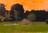 Wolf Kahn, Evening Encampment