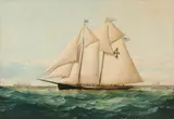 Conrad Freitag, New York Pilot Boat Alexander M. Lawrence, No. 4, 1883, oil on canvas