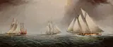 James Edward Buttersworth, Racing Yachts Magic and Gracie