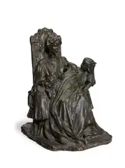 Bessie Potter Vonnoh, Enthroned, 1902, bronze with brown patina