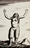 Rockwell Kent, Greenland Man, 1931, ink on paper