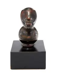 Sargent Claude Johnson, Primitive Head, 1945, Oaxacan clay