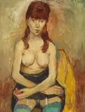 Moses Soyer, Black Mini Skirt