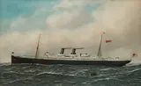 Antonio Jacobsen, The S.S. Morro Castle of the Ward Line at Sea