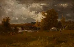 Alexander Helwig Wyant, November Day, circa 1885-1890, oil on canvas