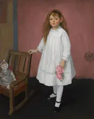 William Penhallow Henderson, The Chiffon Rose (Alice Oliver Henderson), oil on canvas
