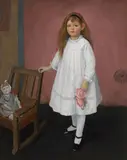 William Penhallow Henderson, The Chiffon Rose (Alice Oliver Henderson), oil on canvas