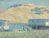 Phillips Frisbie Lewis, Near Tiburon, 1923, oil on canvasboard