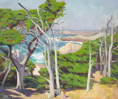 Theodore Criley, Point Lobos, North Shore, Carmel, oil on canvas