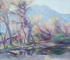 John Frost, San Jacinto Mountain, oil on canvas