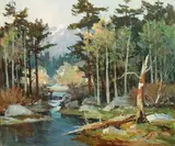 Jack Wilkinson Smith, A river in the Sierras