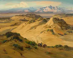 Fred Grayson Sayre, Dunelands, oil on canvas