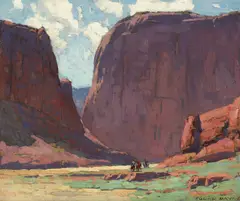 Edgar Alwin Payne, Canyon de Chelly, oil on canvas