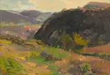 Franz Bischoff, Arroyo Seco, Pasadena; Verdant Hills (a group of two)