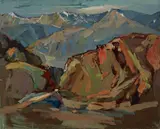 Si Chen Yuan, Mt. Whitney, above the Alabama Hills