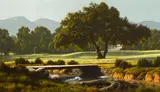 James A. Fetherolf, Early Morning, oil on canvas