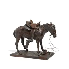Widowmaker by Joe Beeler, bronze with brown patina, sold Aug 2020
