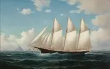 William A. Coulter, Schooner J.M. Colman off the Farallon Islands