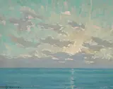 Granville Redmond, Ocean Sunset