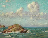 Granville Redmond, Seal Rock - Catalina Island